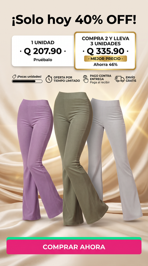 Leggins Bota Campana 50% de descuento · Banner de oferta